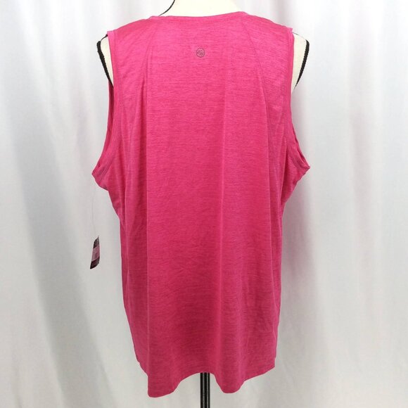 NWT Eddie Bauer Resolution High Neck Tank Top Womens Plus Size 2X Pink - Picture 5 of 9